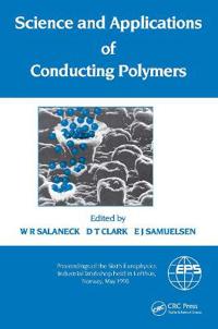 Kirjan kansi "Science and Applications of Conducting Polymers, Papers from the Sixth European Industrial Workshop"