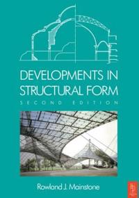 Kirjan kansi "Developments in Structural Form"