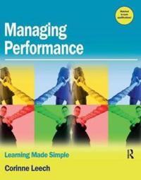 Kirjan kansi "Managing Performance"