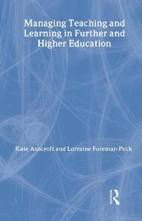 Bokomslag for "Managing Teaching and Learning in Further and Higher Education"