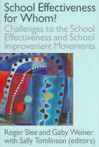 Bokomslag för "School Effectiveness for Whom?"