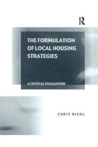 Kirjan kansi "The Formulation of Local Housing Strategies"