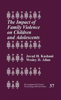 Kirjan kansi "The Impact of Family Violence on Children and Adolescents"