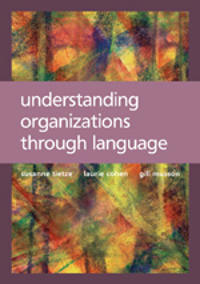 Bokomslag for "Understanding Organizations through Language"