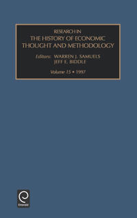 Research in the History of Economic Thought and Methodology