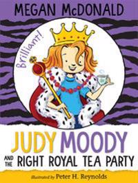Kirjan kansi "Judy Moody and the Right Royal Tea Party"