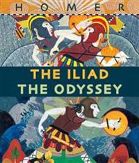 The Iliad/The Odyssey Boxed Set: (Two Illustrated Epic Retellings of Homer's Greek Myths Featuring Gods, Heroes, Battles, and Legendary Journeys for Y