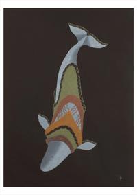 Whale Sounding Notecard