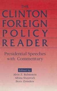 Bokomslag för "Clinton Foreign Policy Reader"