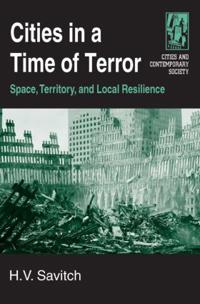 Kirjan kansi "Cities in a Time of Terror: Space, Territory, and Local Resilience"