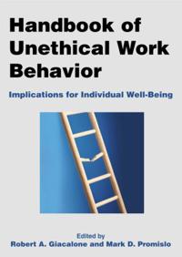Bokomslag för "Handbook of Unethical Work Behavior:"