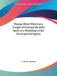 Human Heart Shown as a Temple of God and the Holy Spirit or a Workshop of the Devil and Evil Spirits (1935)