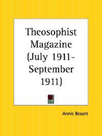 Theosophist Magazine July 1911-September 1911