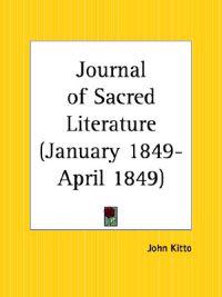Journal of Sacred Literature January 1849-April 1849