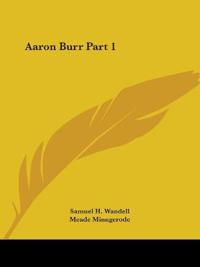 Aaron Burr 1925