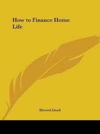 How to Finance Home Life (1927)