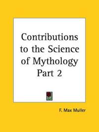 Kirjan kansi "Contributions to the Science of Mythology, 1897"