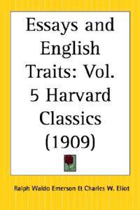 Essays and English Traits