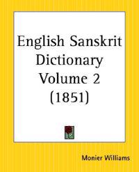 English Sanskrit Dictionary  (1851)
