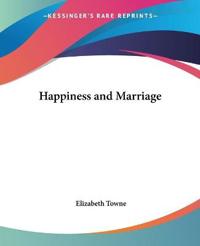 Kirjan kansi "Happiness and Marriage"