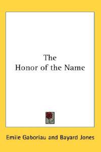 Honor of the Name