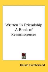 Written in Friendship