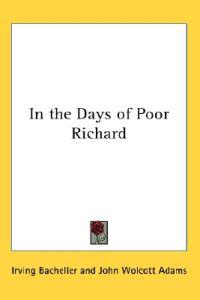 In the Days of Poor Richard