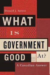 What Is Government Good at?
