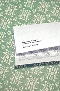 Elizabeth Bishop's Poetics of Description