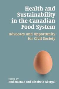 Kirjan kansi "Health and Sustainability in the Canadian Food System"