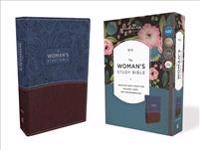 NIV, the Woman's Study Bible, Imitation Leather, Blue/Brown, Full-Color: Receiving God's Truth for Balance, Hope, and Transformation