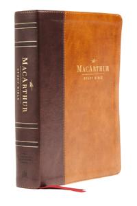 NASB, MacArthur Study Bible, 2nd Edition, Leathersoft, Brown, 1995 Text, Comfort Print