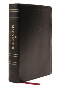 NASB, MacArthur Study Bible, Black Leathersoft, 1995 Text, Comfort Print