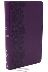 NKJV, End-of-Verse Reference Bible, Personal Size Large Print, Leathersoft, Purple, Red Letter, Comfort Print