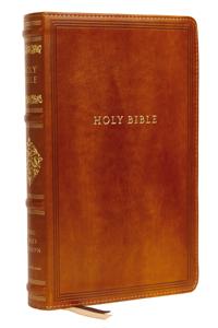 KJV, Personal Size Reference Bible, Sovereign Collection, Leathersoft, Brown, Red Letter, Comfort Print