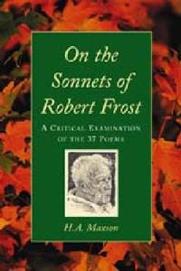 On the Sonnets of Robert Frost