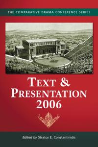 The Comparative Drama Conference Series