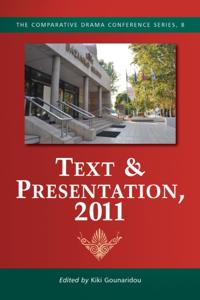 The Comparative Drama Conference Series