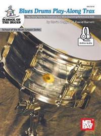 Blues Drums Play-Along Trax Book with Online Audio