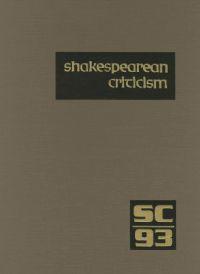 Shakespearean Criticism