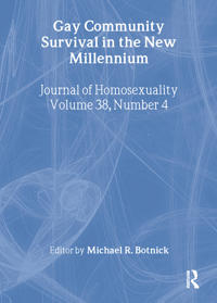 Bokomslag för "Gay Community Survival in the New Millennium"