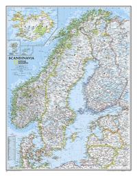 Scandinavia Classic Map [Tubed]