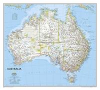 Australia Classic Map [Tubed]