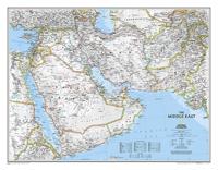 Middle East Classic Map [Tubed]