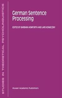 German Sentence Processing