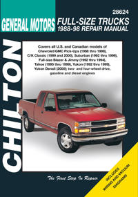 Chevrolet & GMC fullsize trucks 88-98 (myös diesel)