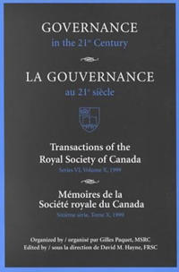 Governance in the 21st Century / Gouvernance Au 21e Siècle