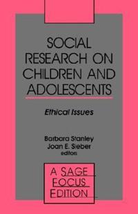 Kirjan kansi "Social Research on Children and Adolescents"