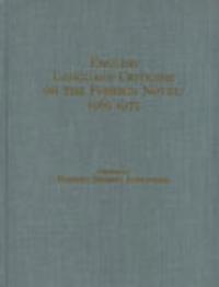 English Language Criticism on the Foreign Novel, 1965–1975