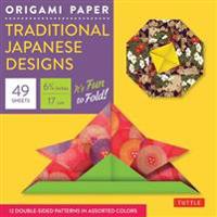 Origami Paper - Traditional Japanese Designs - Small 6 3/4"